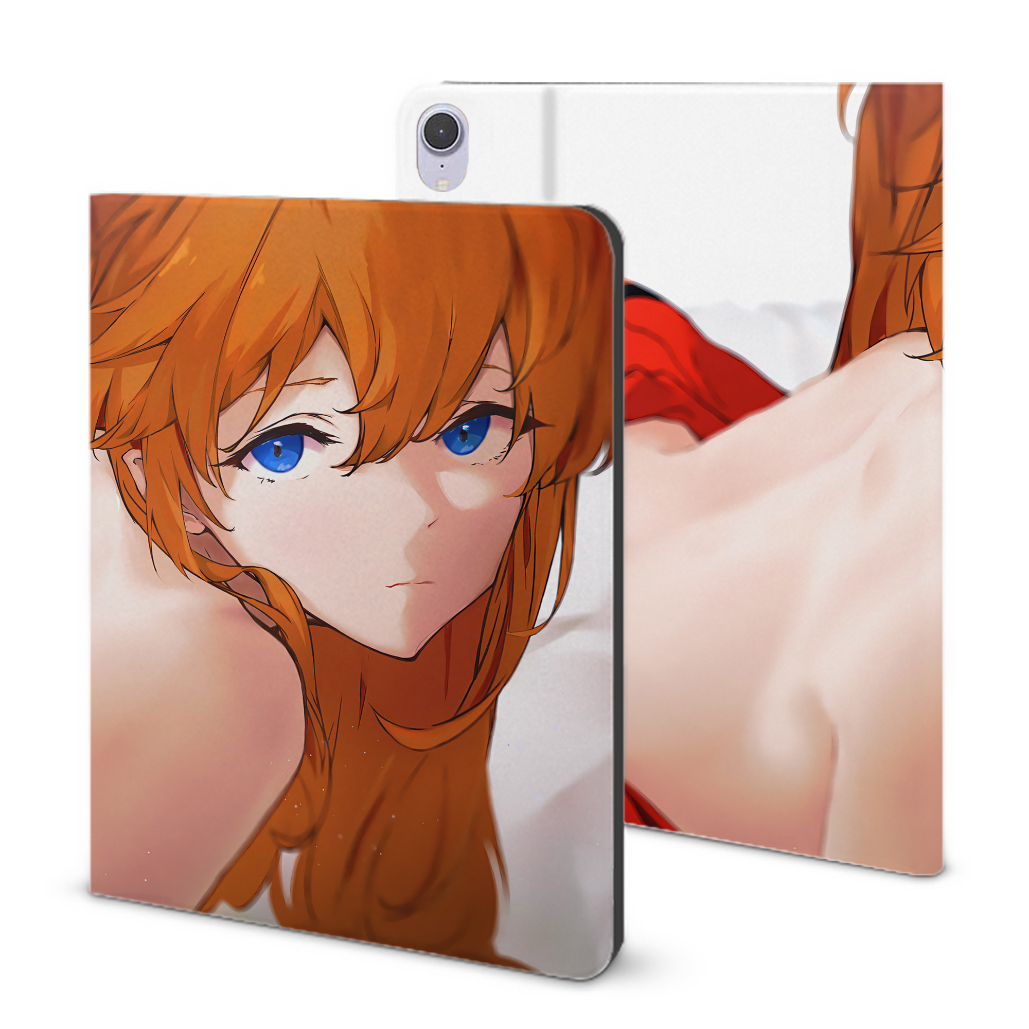 （画像用） EVA 新世紀エヴァンゲリオン IPad ケース ブック型 PUレザー TPU 耐衝撃 軽量 薄型 ペン収納なし 全面保護 IPad 各モデル対応